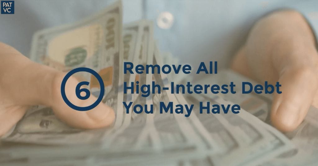 Before You Invest - Remove All High-Interest Debt You May Have
