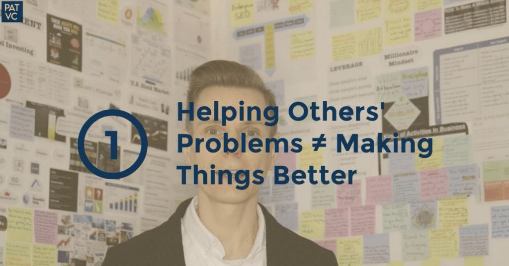 Sometimes Helping Other People's Problems Can't Make Things Better