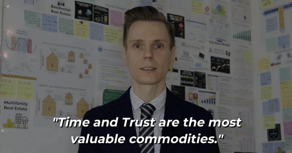 The Value Of Time - 7 Questions To Answer Before It's Too Late 4 Pat VC - Time and trust are the most valuable commodities