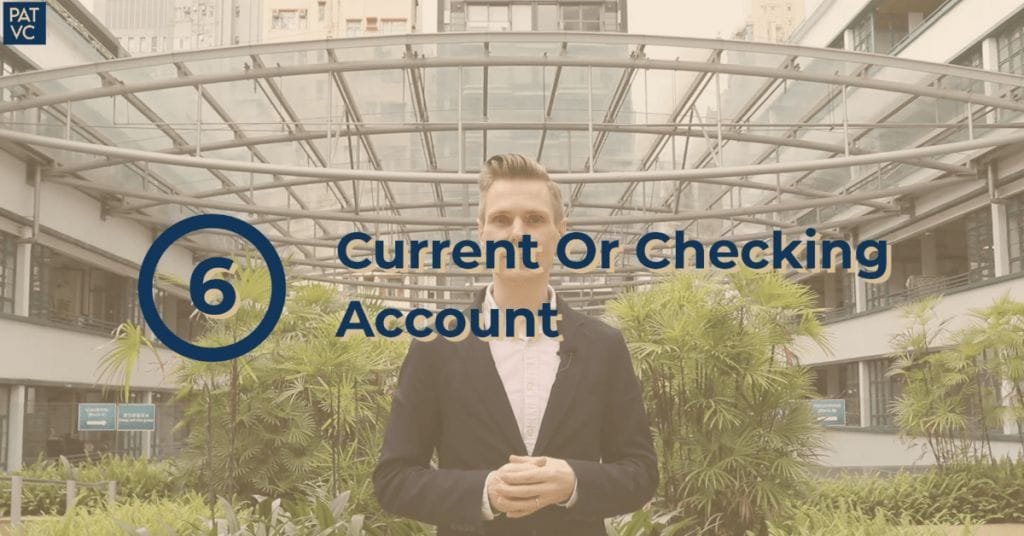 Pat VC - Current Or Checking Account Bank Account