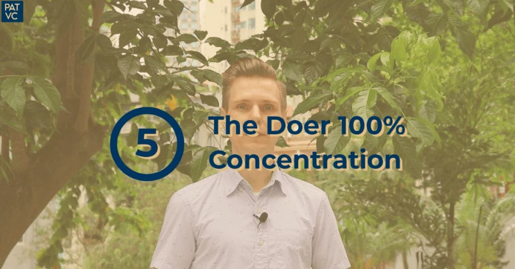The Doer 100 percent Concentration
