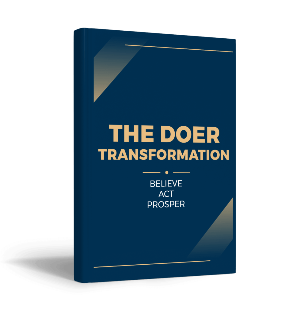 The Doer Transformation 90-Day Planner Standing One Piece