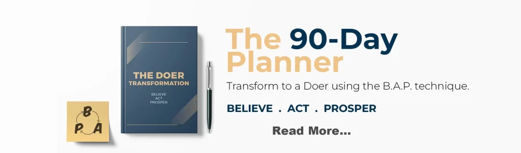 The Best 90-day planner — The Doer Transformation 